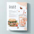 do food menu and price list design