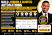 build quoteiq jobber report dashboard schedule automation invoicing website form