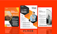 create a professional and custom flyer and brochure