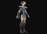 do 3d character model, human, stylized game character, 3d topology daz3d modular