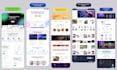 convert PSD xd figma to HTML tailwind CSS, bootstrap5 js as front end developer