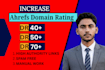 increase domain rating DR 30 to DR 70 using high authority SEO backlinks