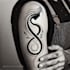 create arabic and persian minimal calligraphy tattoo