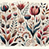 paint watercolor flowers and botanical