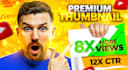 design eye catchy clickbait attractive youtube thumbnail in 2hr