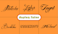 create custom ambigram tattoo design in illustrator