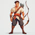 create 2d character sprite sheet for game asset