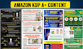 design book promotion a plus content for KDP and linkedin post