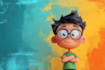 design mascot, cartoon character