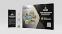 design trending backdrop and trade show booth