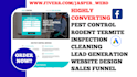 generate pest control, rodent, termite inspection cleaning leads and website