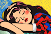 draw a retro pop art roy lichtenstein style