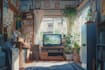 draw anime background and environment art