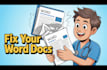 design, edit, do formatting for your word document, free proofread, conversion