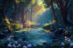 create fantasy landscape concept art