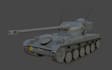 make a 3d model of a tank, artillery, military vehicle