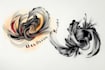 create arabic and persian minimal calligraphy tattoo