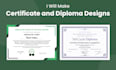 do any certificate design, diploma design, custom certificate