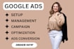 setup and manage google ads adwords ppc campaigns
