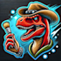 do make amazing dinosaur head mascot logo design within 24 hours