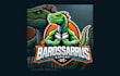 design  creative barosaurus mascot logo within two days