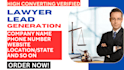 do b2b lawyer lead google map scrapping targeted leads email