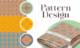 design unique custom pattern designs for your brand