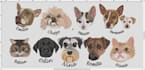 do cat dog and pet face embroidery digitizing within hours