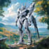 draw an awesome mecha robot art