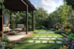 do a landscape design, garden design and pool design
