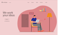draw custom 2d flat illustrations or modern flat vector illustrations for you