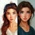 paint your cartoon portrait in disney style
