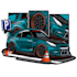 draw chibi cartoon vector from your car