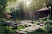 create a landscape design, garden design, backyard design