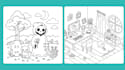 custom kawaii coloring books unique  adorable KDP designs