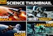 design amazing space science tech and mysterious youtube thumbnail