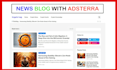 create blogger website with adsterra ads monetization any category