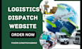 design logistics website trucking website cargo website freight dispatch website