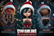 draw christmas themed character