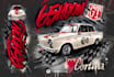 create car illustration in graffiti style
