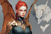 draw concept art, comic art and fantasy illustrations