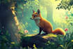 illustrate cin a cute cartoon style