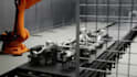 create 3d industrial animation, 3d robot animation, 3d industrial robotic