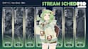 make your vtuber weekly stream schedule