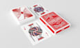 design poker and playing cards with unique illustrations