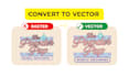 manually vectorize image or logo to high quality vector