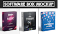 do professional software box mockup and box packaging