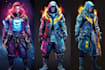 do dnd fantasy sci fi character or landscape illustration