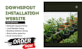 design flower bed maintenance gutter installation drainage downspout website