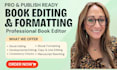 do KDP book editing, formatting for publishing, book proofreading, novel editing